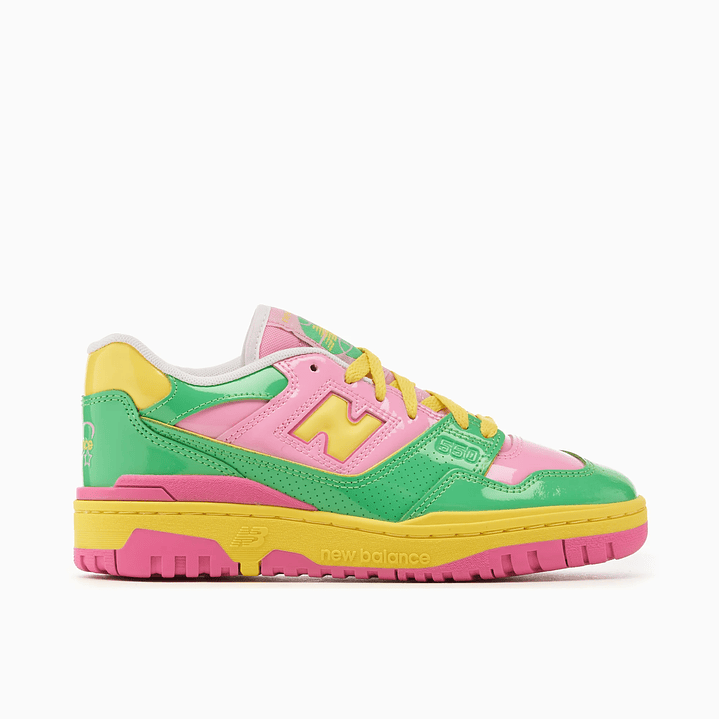 New Balance 550 Y2K Patent Leather Pack Pink Green 3