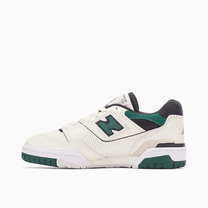 New Balance 550 Sea Salt Pine Green 1