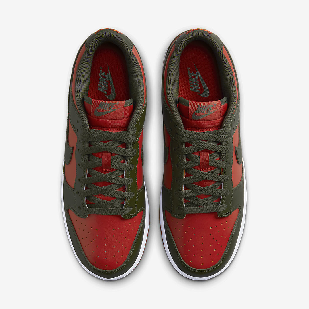 Nike Dunk Low Mystic Red Cargo Khaki 4