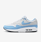 Nike Air Max 1 White University Blue - thumbnail 1