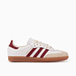adidas Samba Sporty & Rich White Collegiate Burgundy - Thumbnail 3