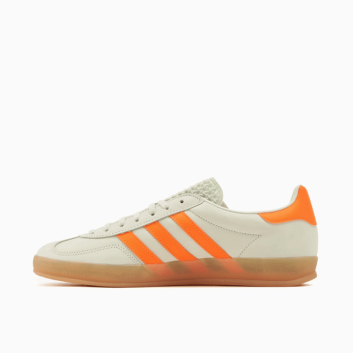 adidas Gazelle Indoor Linen Green Solar Orange 1