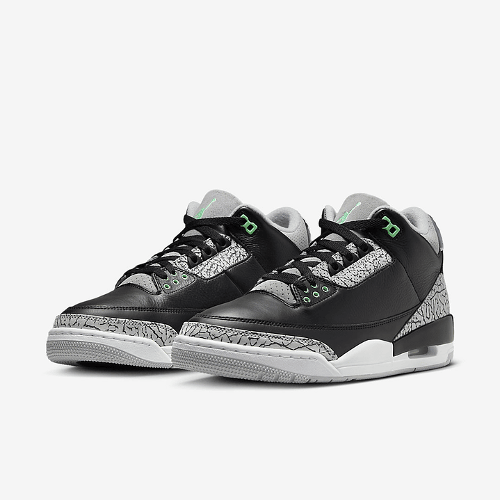 Jordan 3 Retro Green Glow 2