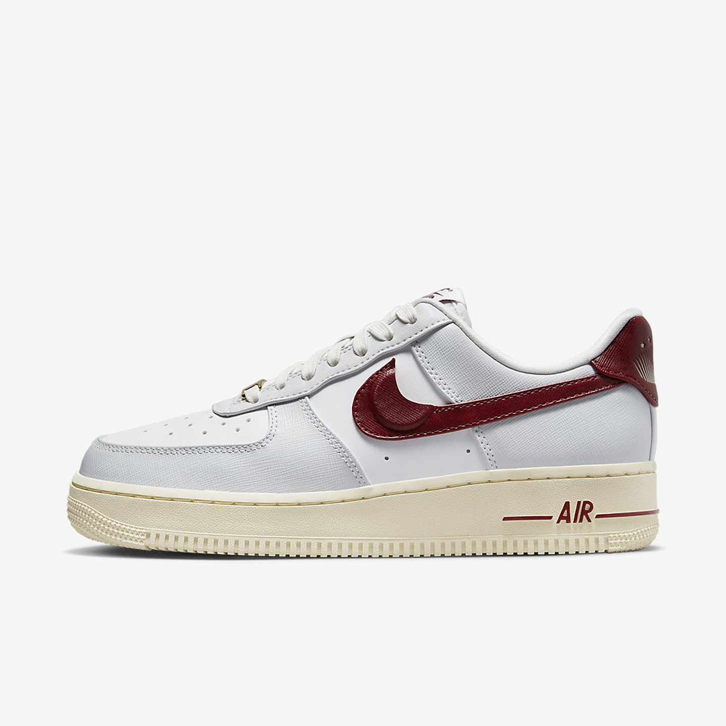 Nike Air Force 1 Low '07 SE Just Do It Photon Dust Team Red (Women's) 1