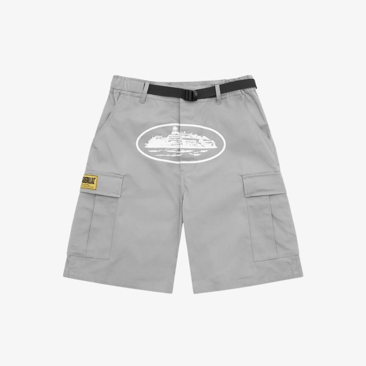 Corteiz Alcatraz Cargo Shorts Grey 1