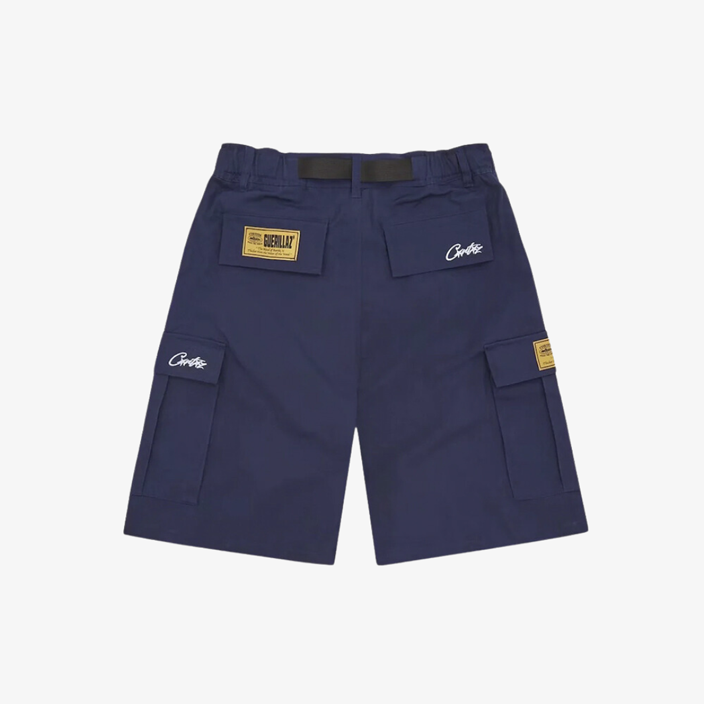 Corteiz Alcatraz Cargo Shorts Navy 2