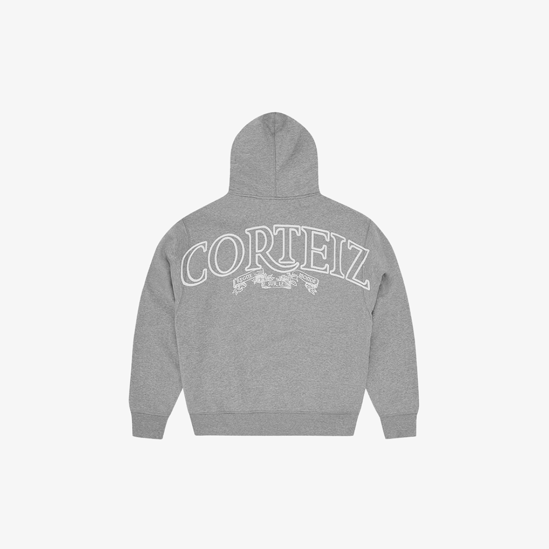 Corteiz Superior Royale Zip Hoodie Heather Grey 2