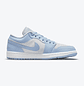 Jordan 1 Low Football Grey Aluminum (Women's) - Thumbnail 3