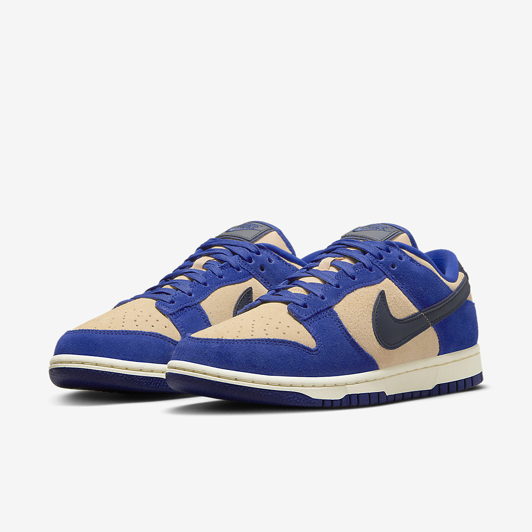 Nike Dunk Low LX Blue Suede (Women's) 2