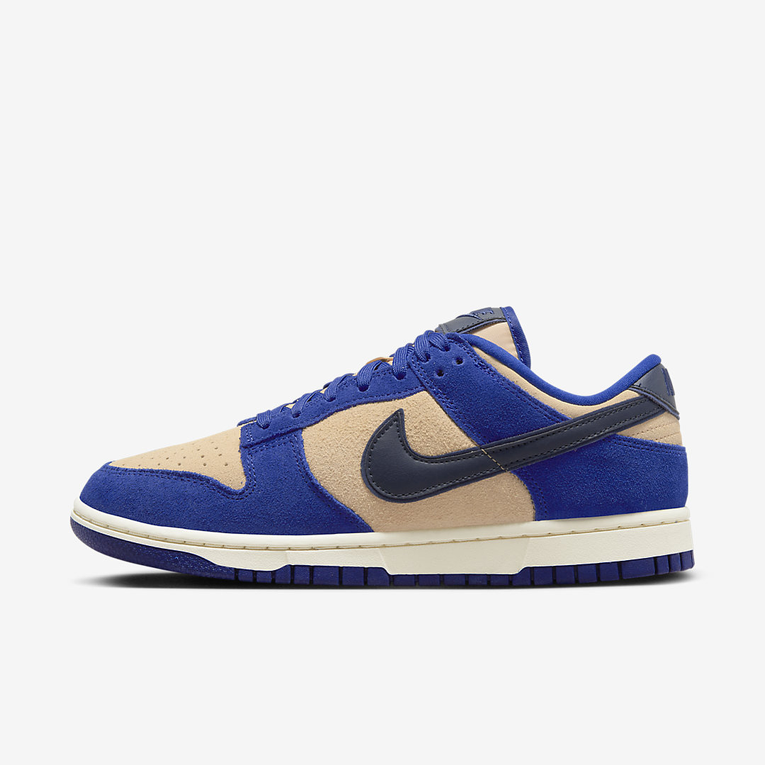 Nike Dunk Low LX Blue Suede (Women's) 1