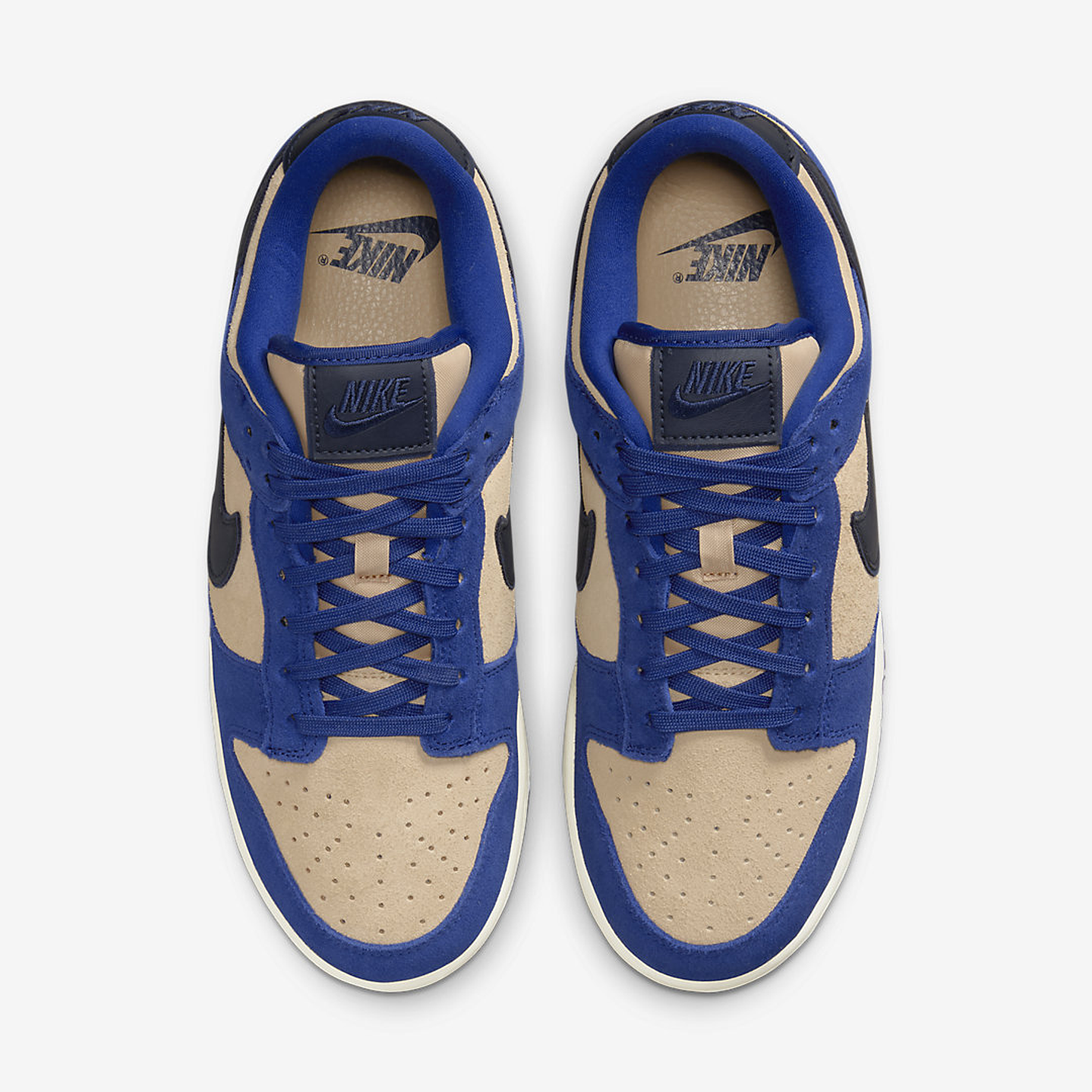 Nike Dunk Low LX Blue Suede (Women's) 4