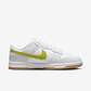 Nike Dunk Low White Bright Cactus (Women's) - thumbnail 3