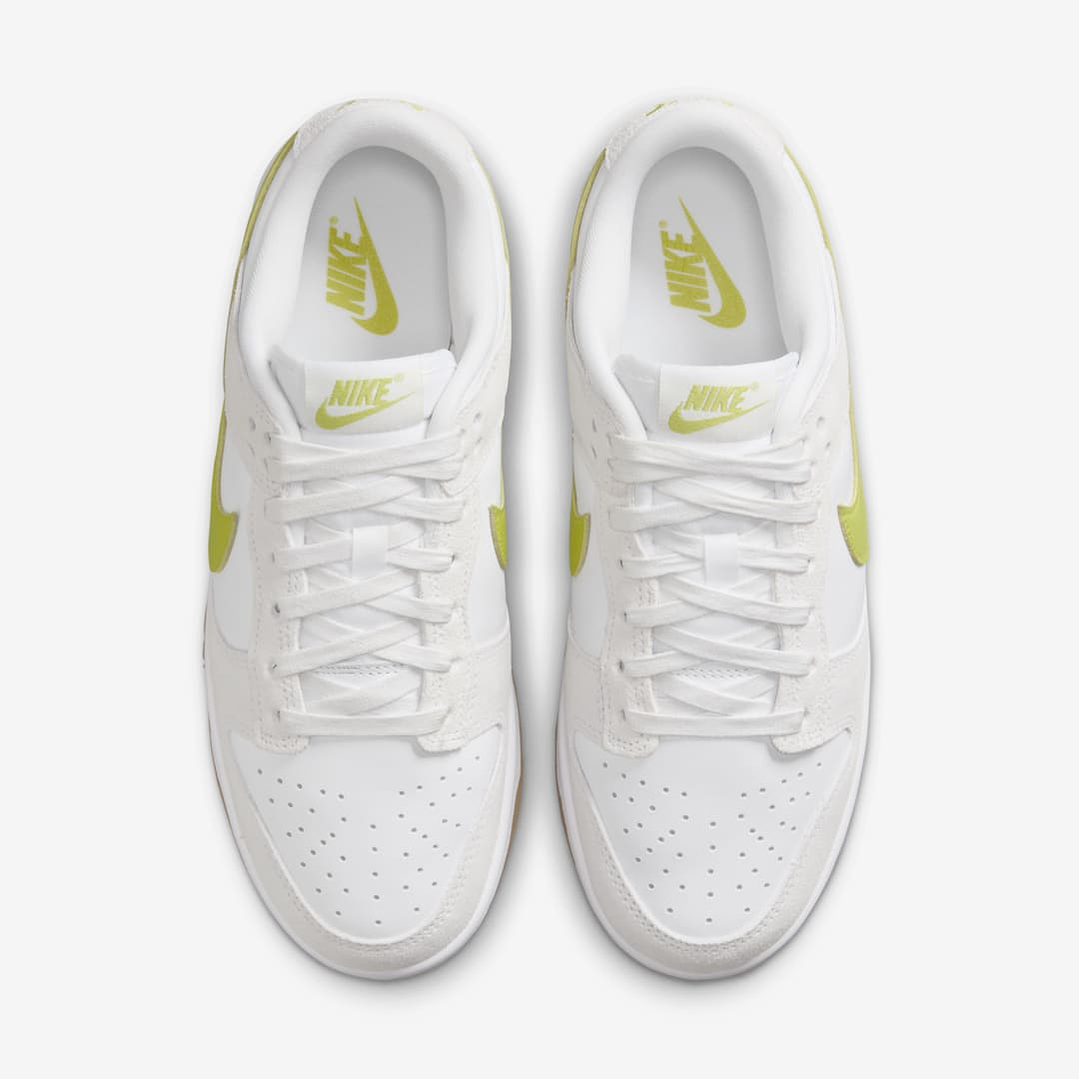 Nike Dunk Low White Bright Cactus (Women's) 4