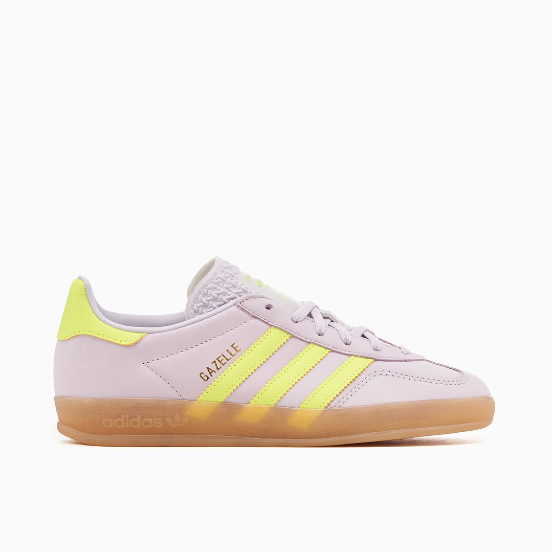 adidas Gazelle Indoor Silver Dawn Solar Yellow (Women's) 3