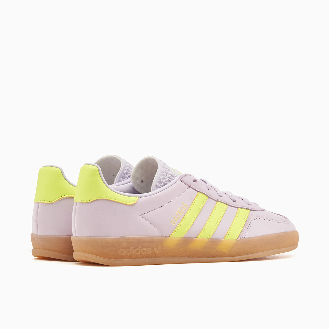 adidas Gazelle Indoor Silver Dawn Solar Yellow (Women's) 6