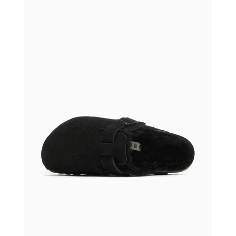 Birkenstock Boston Shearling Suede Black