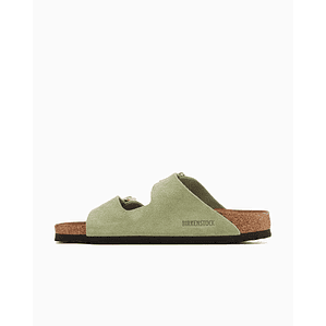 BIRKENSTOCK Women's Arizona Soft Footbed Suede Leather Narrow
