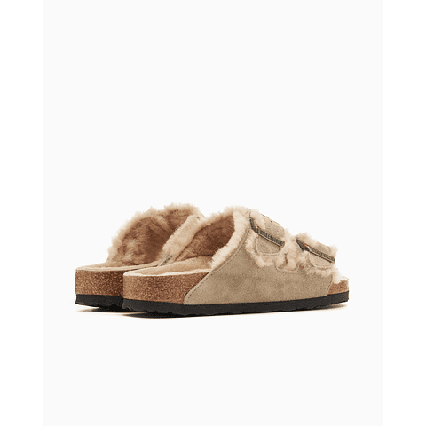 BIRKENSTOCK Arizona Shearling Suede Leather Narrow