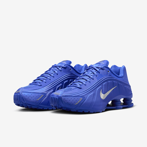 Nike Shox R4 Racer Blue Metallic Silver (Women's)