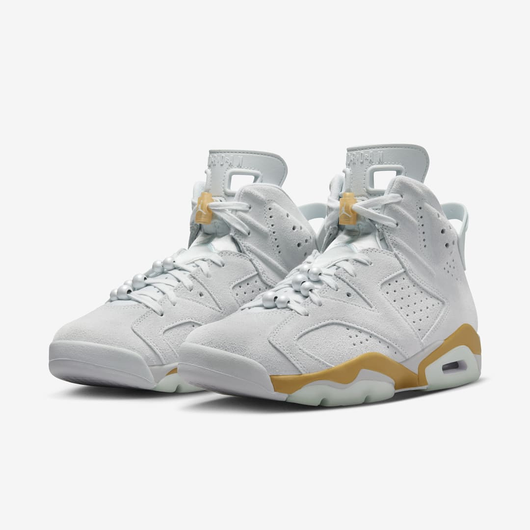 Jordan 6 Retro Craft Paris Olympics Pearl (Women's) 2