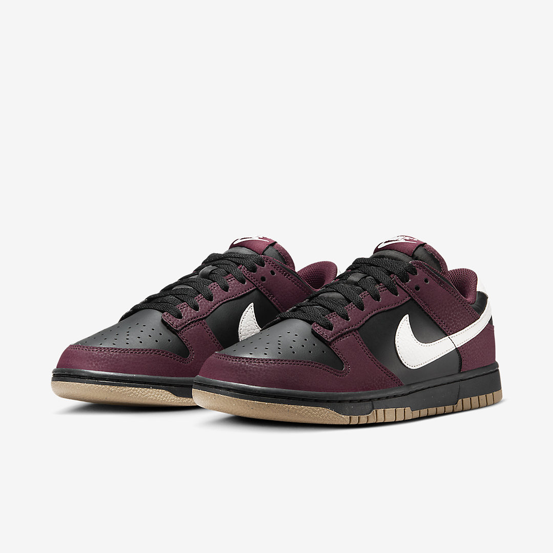 Nike Dunk Low Next Nature Burgundy Crush Black (Women's) 2