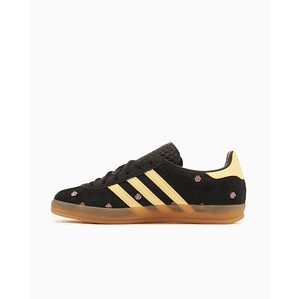 adidas Gazelle Indoor Core Black Almost Yellow Floral (Women's)