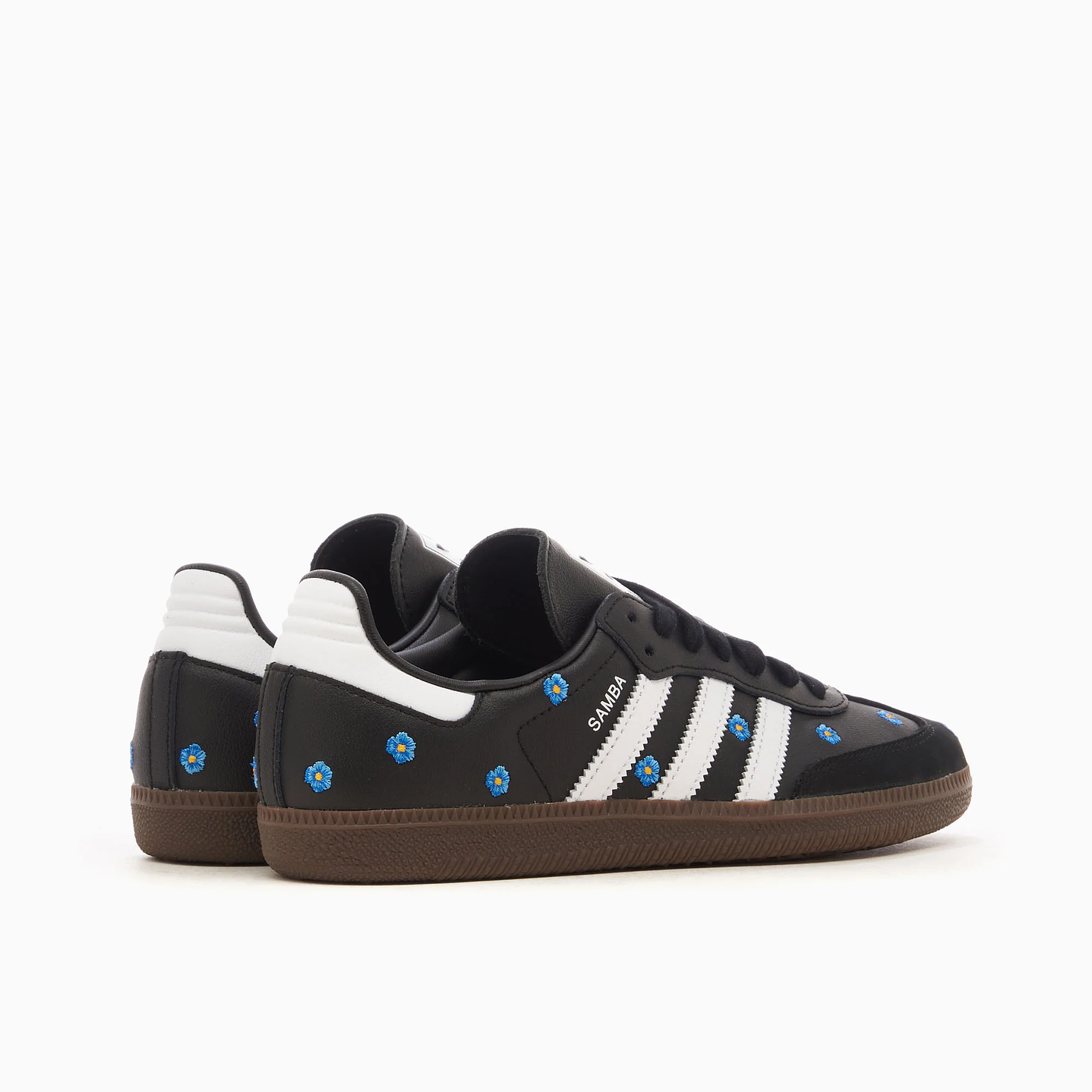 adidas Samba Light Blue Floral Core Black (Women's) 6