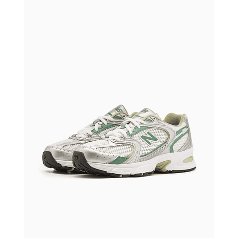 New Balance 530 Silver Metallic Mallard Green (Women's)