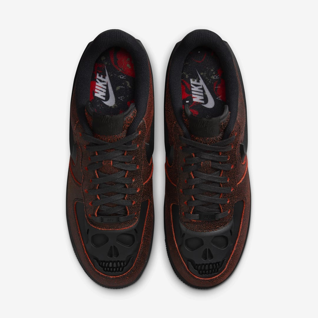 Nike Air Force 1 Low Retro QS Halloween Skull 4