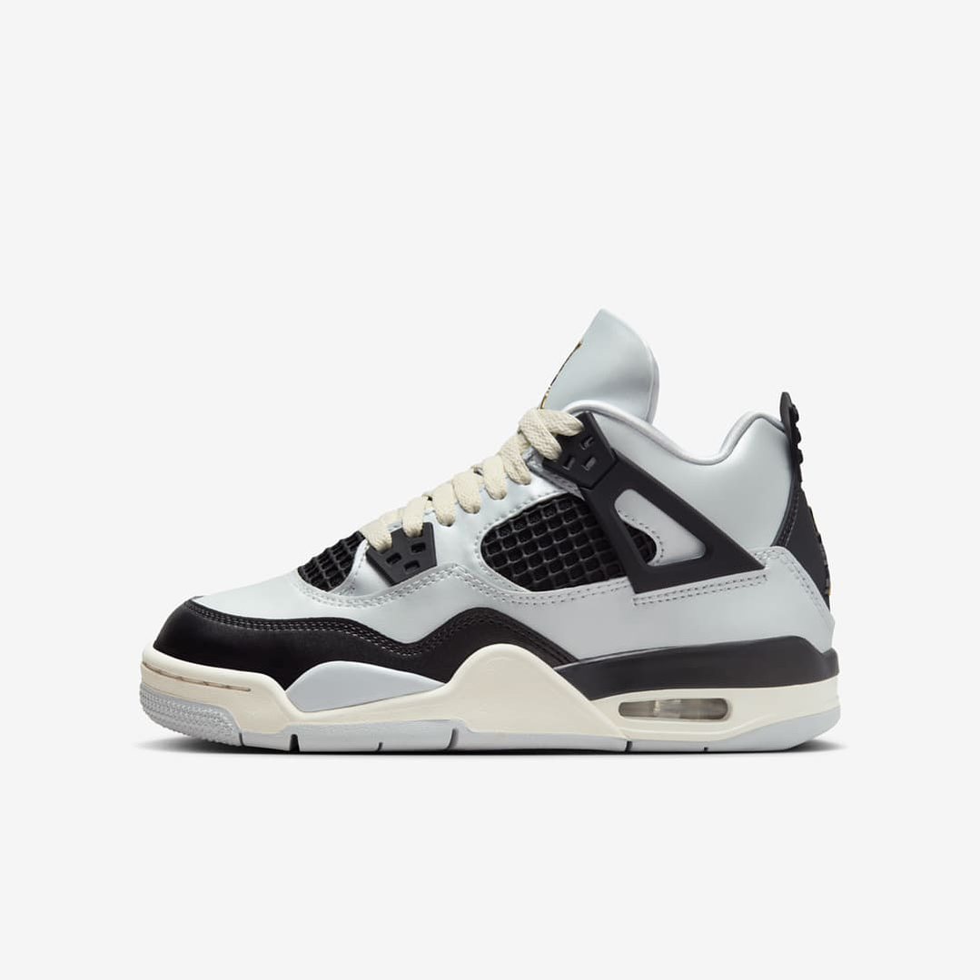 Jordan 4 Retro Platinum Gold (GS) 1