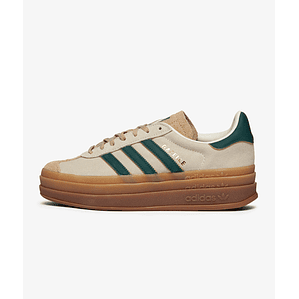 adidas Gazelle Bold Magic Beige Collegiate Green (Women's)