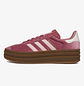 adidas Gazelle Bold Sandy Pink Velvet (Women's) - thumbnail 1