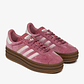 adidas Gazelle Bold Sandy Pink Velvet (Women's) - Thumbnail 3
