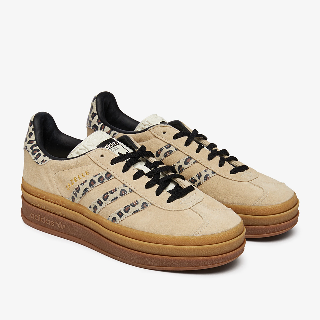 adidas Gazelle Bold Cream Black Leopard (Women's) 3