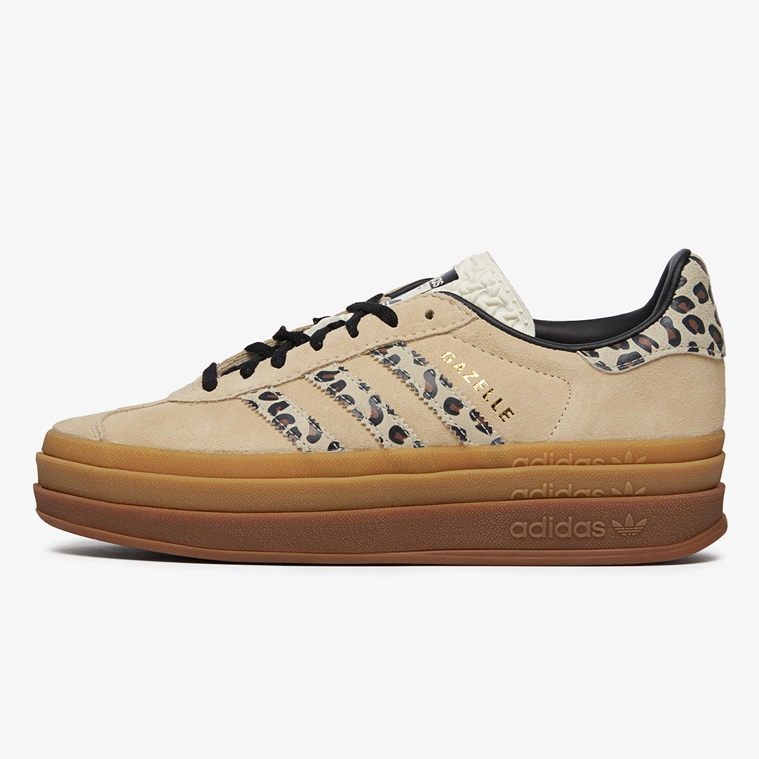 adidas Gazelle Bold Cream Black Leopard (Women's) 1
