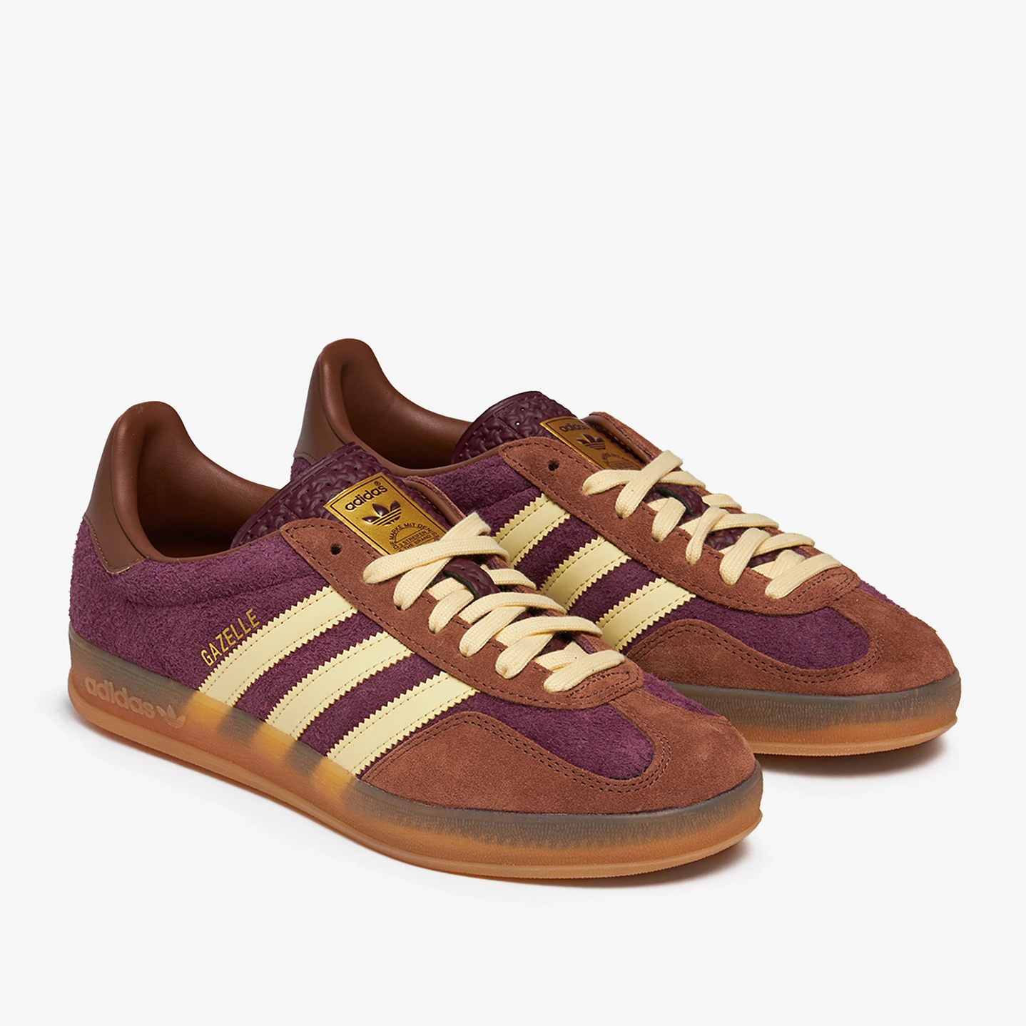 adidas Gazelle Indoor Maroon Almost Yellow 4