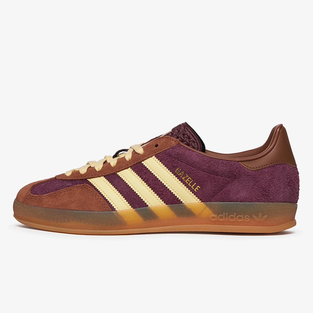 adidas Gazelle Indoor Maroon Almost Yellow 1