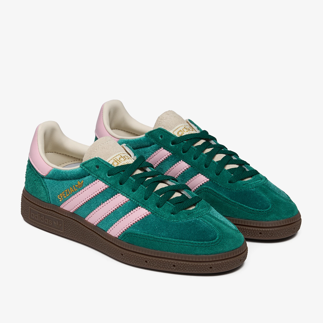 adidas Handball Spezial Green Pink Velvet (Women's) 4