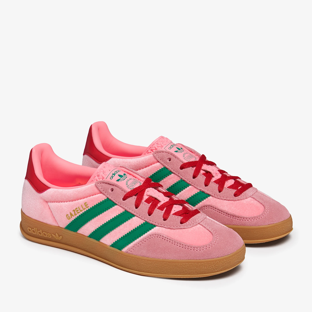 adidas Gazelle Indoor Pink Velvet (Women's) 2