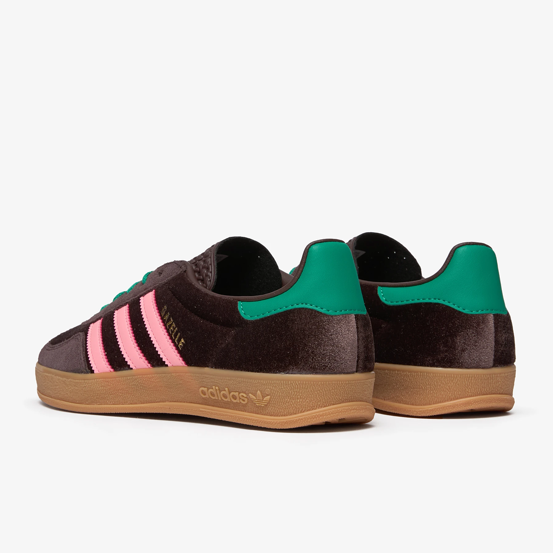 adidas Gazelle Indoor Brown Velvet (Women's) 3
