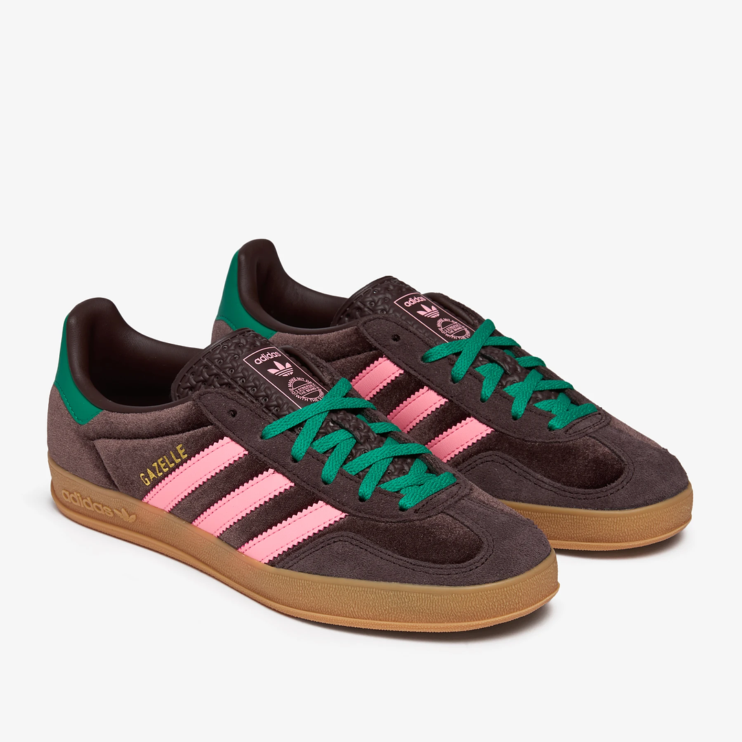 adidas Gazelle Indoor Brown Velvet (Women's) 2