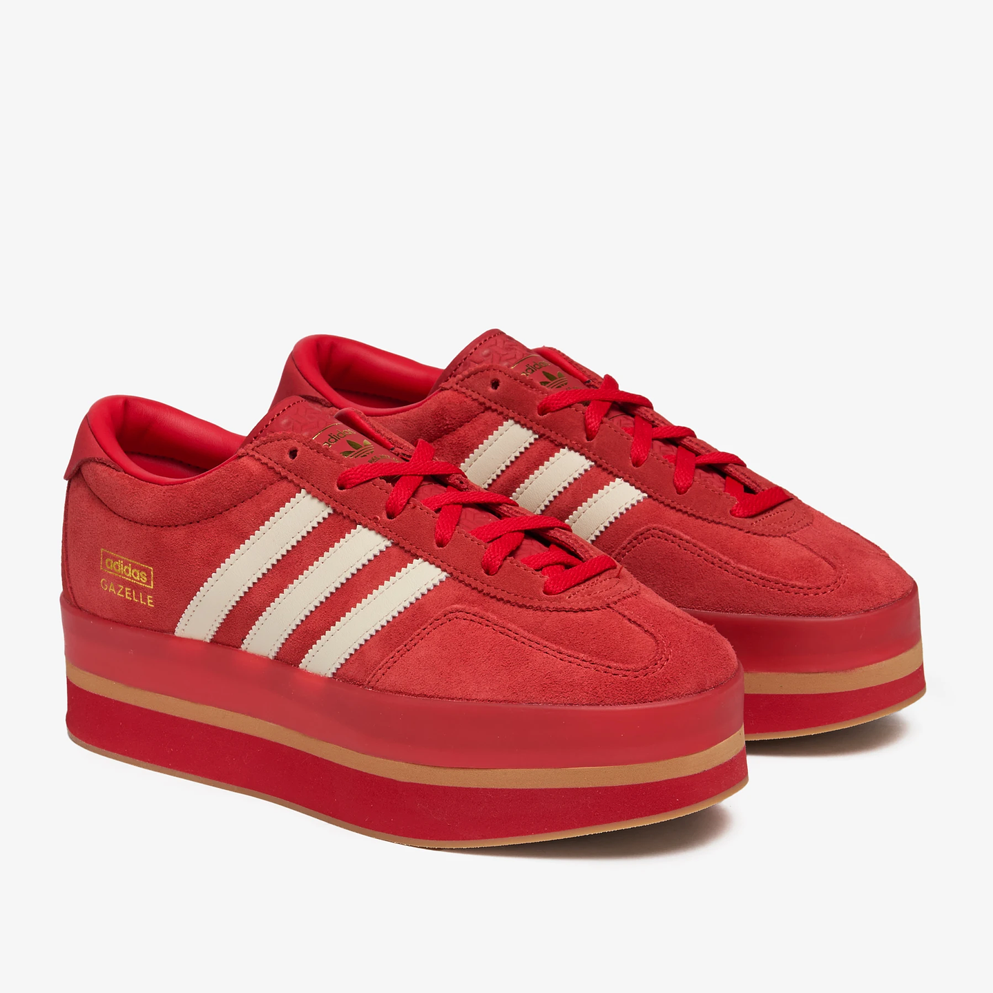 adidas Gazelle Stack Red Cream White (Women's) 2