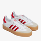 adidas Sambae White Better Scarlet Gum (Women's) - thumbnail 2
