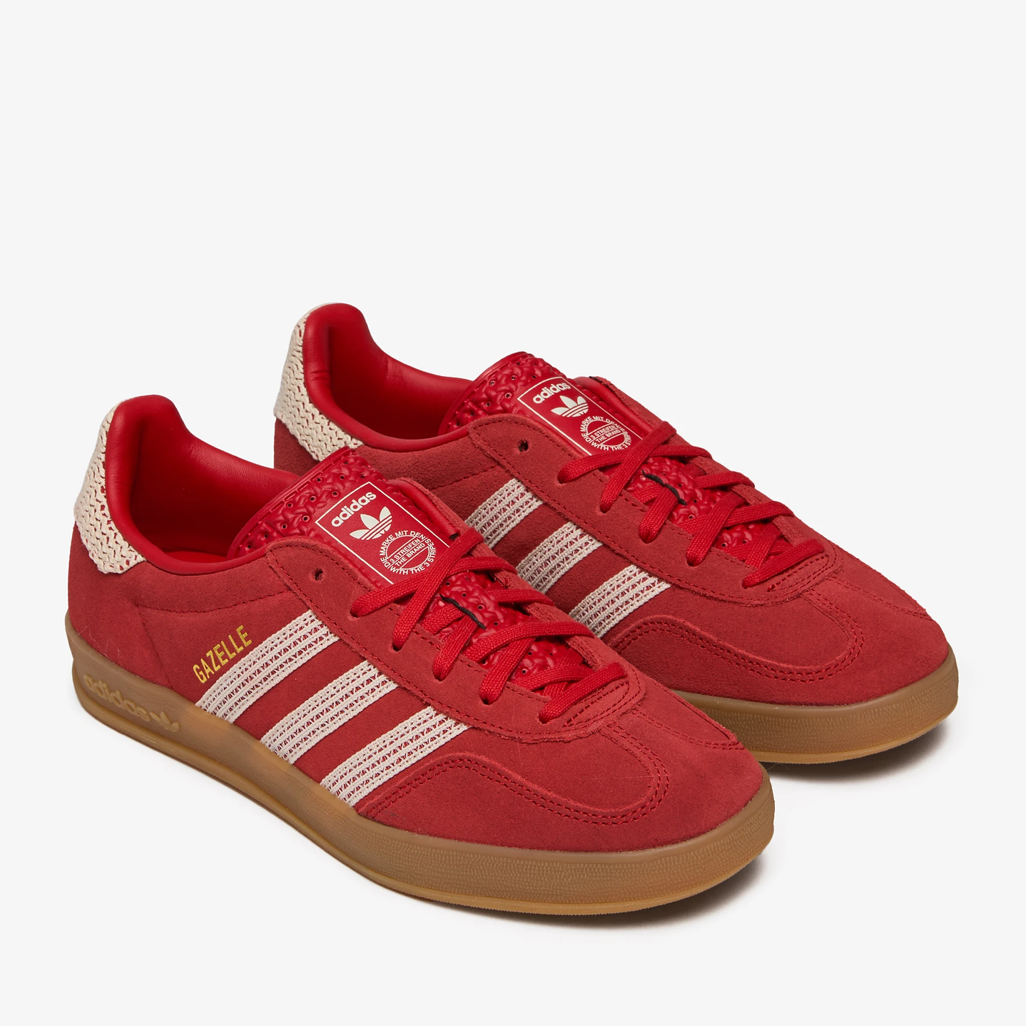 adidas Gazelle Indoor Better Scarlet Wonder White Gum (Women's) 5