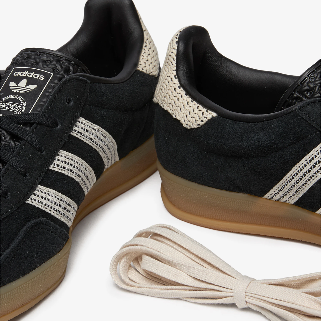 adidas Gazelle Indoor Core Black Wonder White (Women's) 3