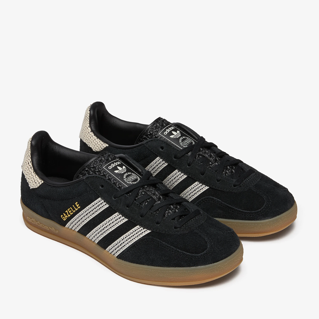 adidas Gazelle Indoor Core Black Wonder White (Women's) 4