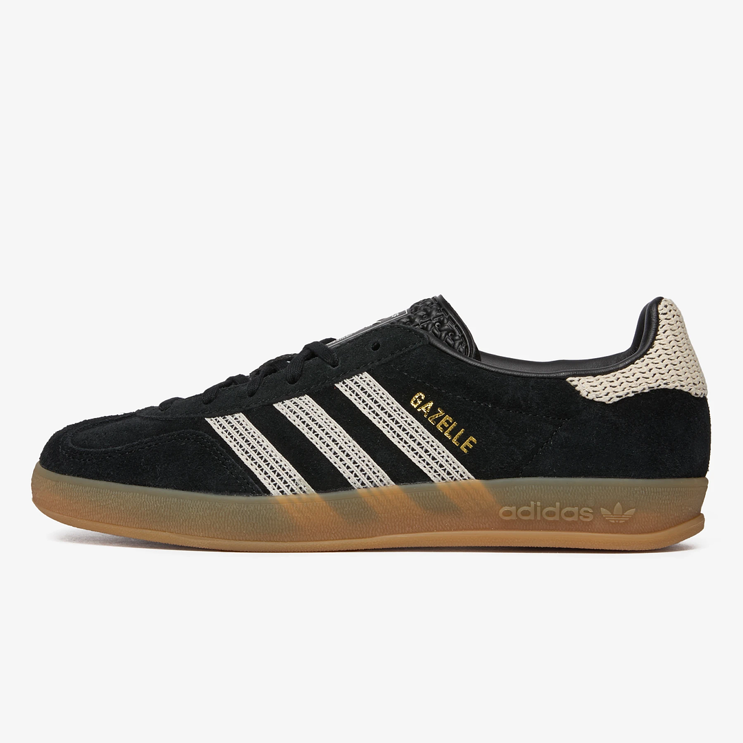 adidas Gazelle Indoor Core Black Wonder White (Women's) 1