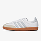 adidas Samba OG White Halo Blue Gum (Women's) - Thumbnail 1