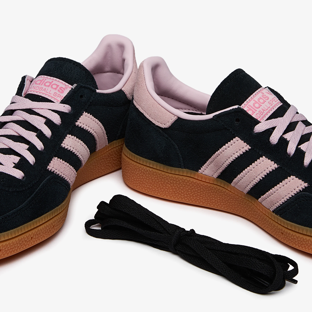 adidas Handball Spezial Core Black Clear Pink Gum (Women's) 5