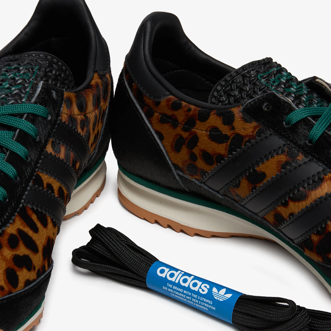 adidas SL 72 OG Leopard Print Collegiate Green (Women's) 3